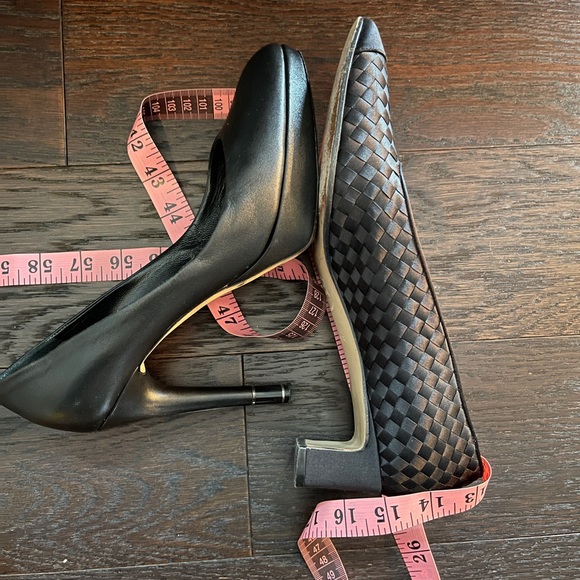 DIOR Black Leather • Silver Heels  sz. 8 / 8.5 - Picture 8 of 15